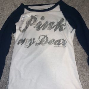 Thermal PINK VS quarter sleeved shirt